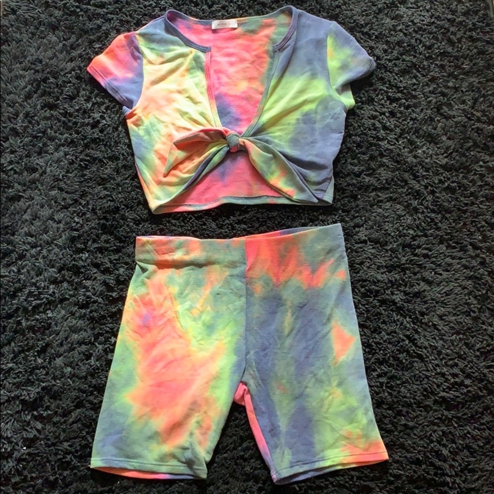 Biker Short Set